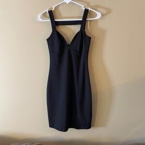 Black Pitaya Cut out Back Bodycon Dress Sz S